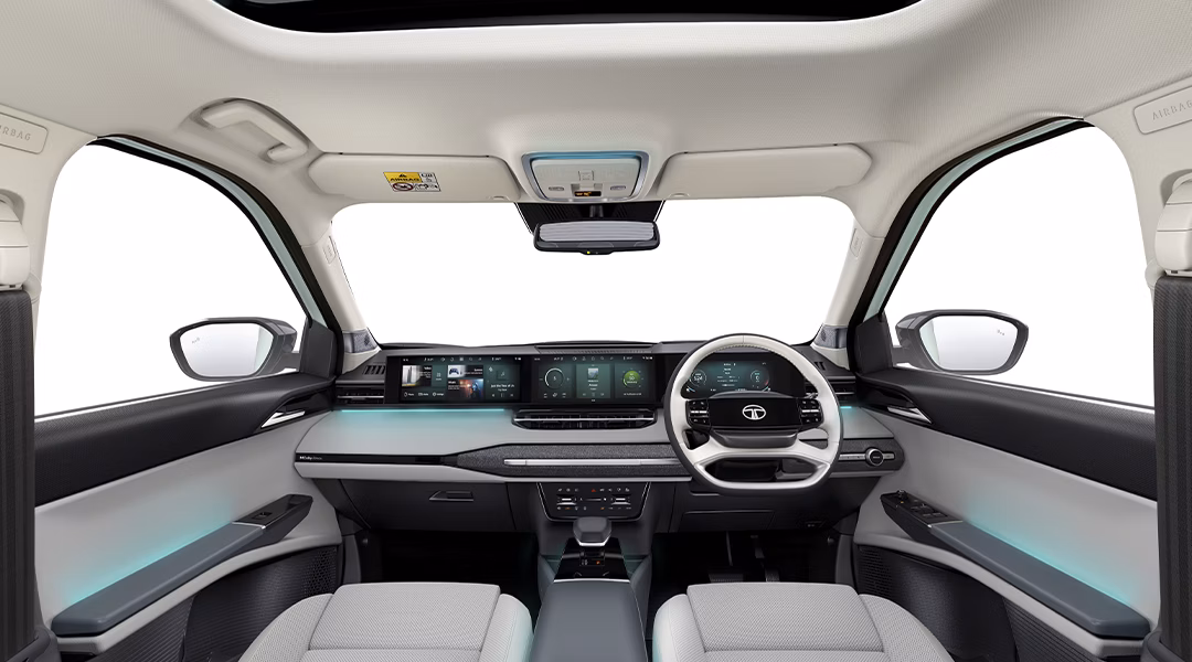 Tata Sierra.ev premium interior